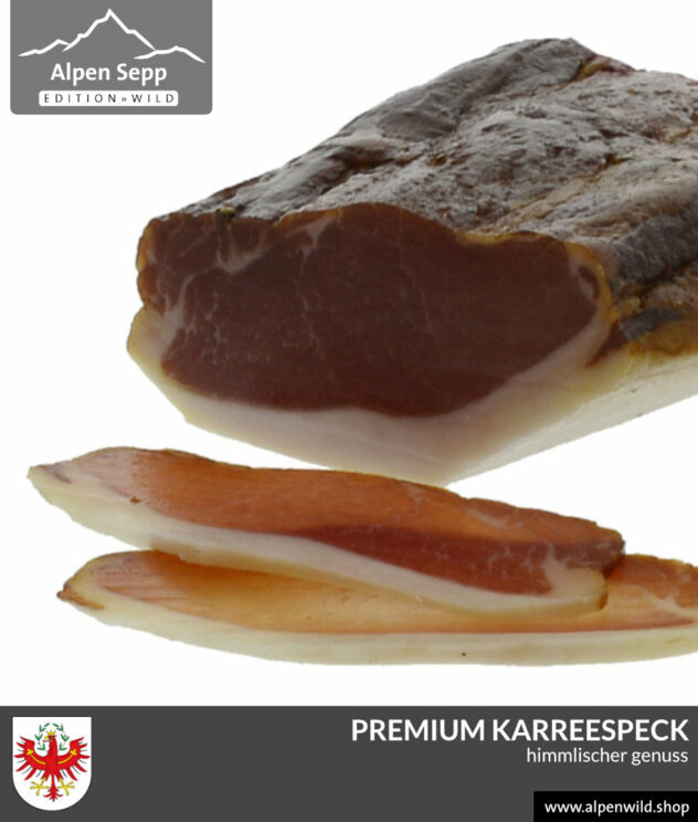 Feinster Karreespeck vom Schwein