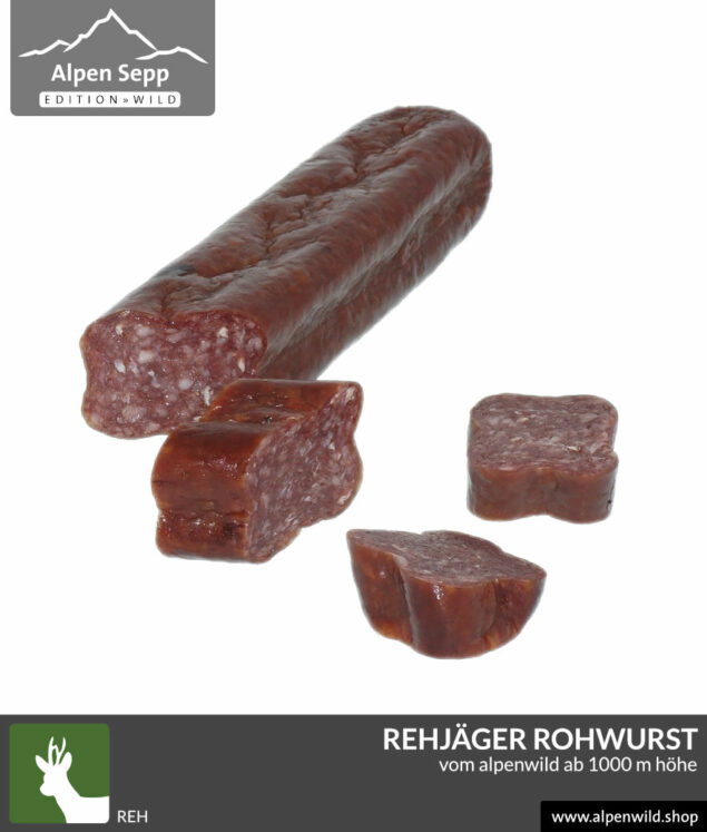 Rehjäger Alpenwild Rohwurst kaufen