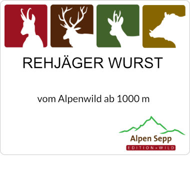 Rehjäger Alpenwild Wurst Kantwurst
