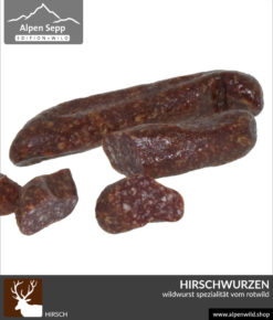 Hirsch Geier Wally - Wildwurst Spezialität vom Rotwild