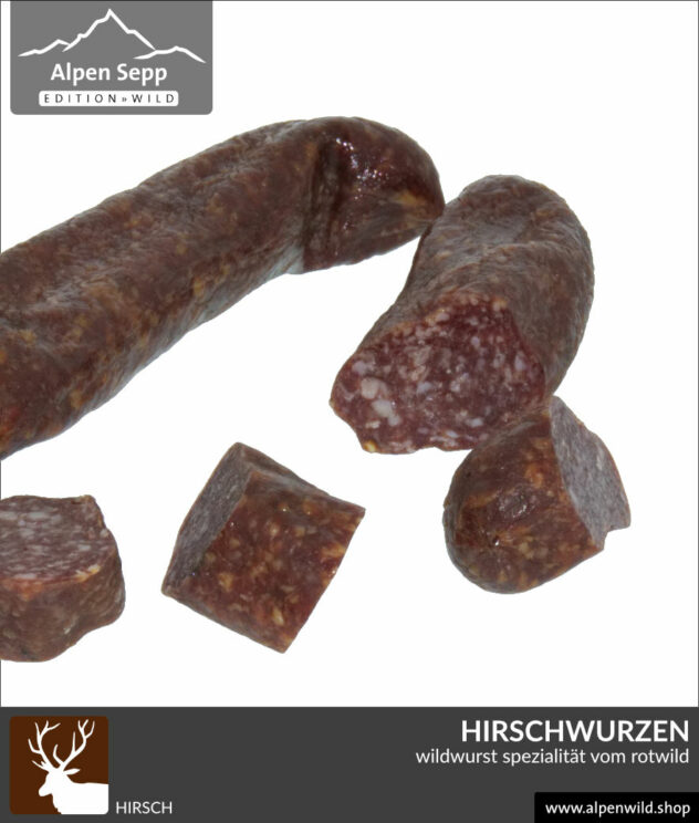 Hirsch Geier Wally - Wildwurst Spezialität vom Rehwild
