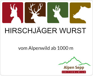 Hirschjäger Alpenwild Wurst