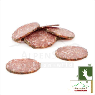 Rehsalami im Pfeffermantel – 70% Rehfleisch | Alpenwild Gourmet-Spezialität