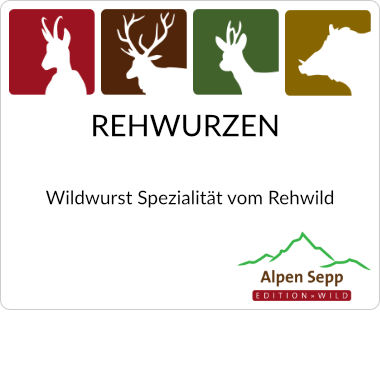 Rehwurzen - Wildwurst Spezialität vom Rehwild