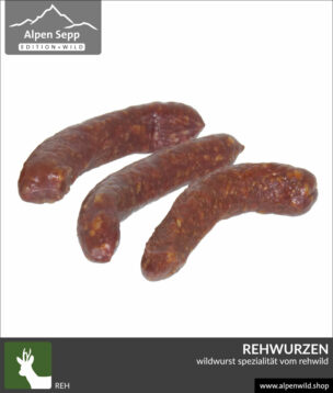 Rehwurzen - Wildwurst Spezialität vom Rehwild von AlpenSepp® edition wild