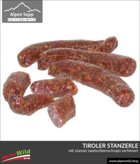 Tiroler Stanzerle mit Stanzer Zwetschkenschnaps verfeinert