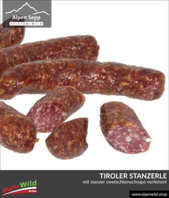 Tiroler Stanzerle mit Stanzer Zwetschkenschnaps verfeinert