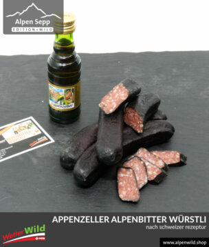 Appenzeller Alpenbitterwurst von AlpenSepp® edition wild - Hergestellt nach Original Schweizer Rezept