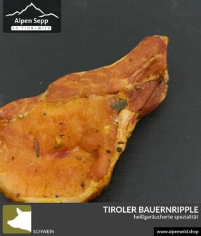 Tiroler Bauernripple heißgeräuchert