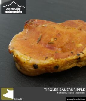 Tiroler Bauernripple heißgeräuchert