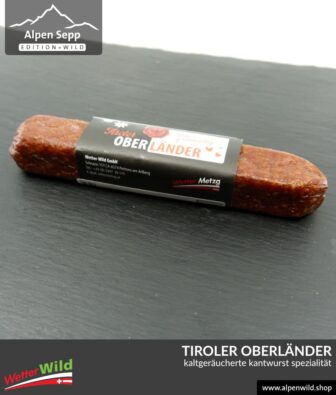 Tiroler Oberländer Kantwurt Spezialität