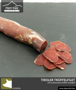 Tiroler Trüffelfilet mit scharzem Trüffel