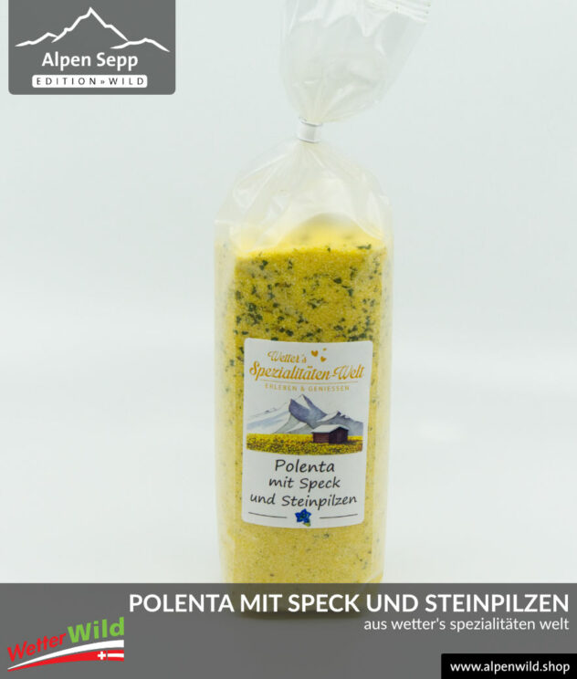 Polenta mit Speck und Steinpilzen aus Wetter's Spezialitäten Welt