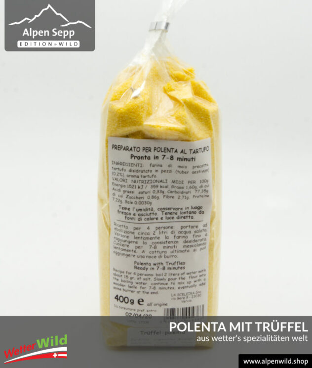 Polenta mit Trüffel aus Wetter's Spezialitäten Welt