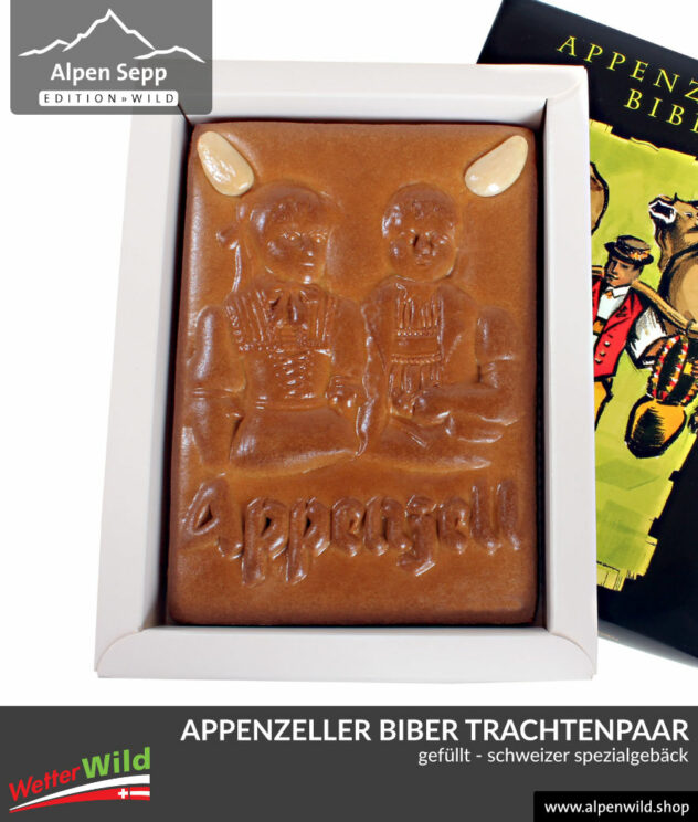 Appenzeller Biber Trachtenpaar, schweizer Spezialität