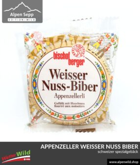 Appenzeller Weisser Nuss Biber, eine schweizer Spezialität