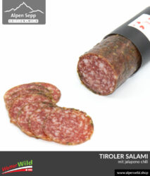tiroler salami jalapeno chili aufgeschnitten alpenwild 884