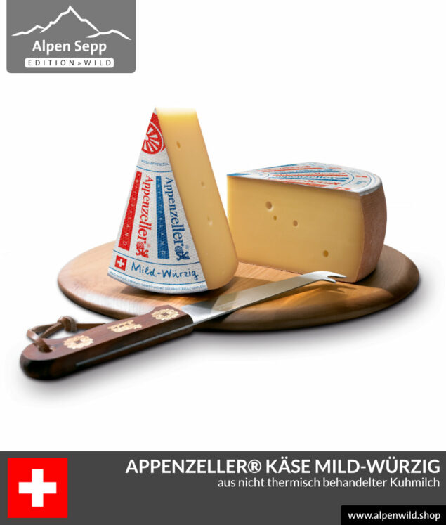 Appenzeller® Käse mild-würzig aus der Schweiz - Swiss Cheese