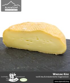 Winzling Käse | 100% Heu und kräuterreiche Magerwiese | Lechtaler Naturkäserei in Tirol | 100% Heumilch | 55% F.i.T.
