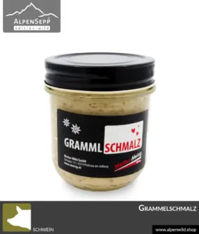 Grammelschmalz - Schweineschmalz mit Grammeln