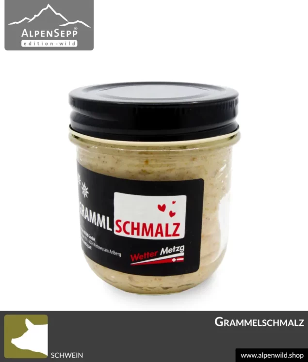 Grammelschmalz - Schweineschmalz mit Grammeln